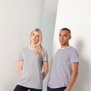 Visuel T-shirt Rayé unisexe