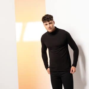 Visuel T-shirt Homme col roulé Feel Good