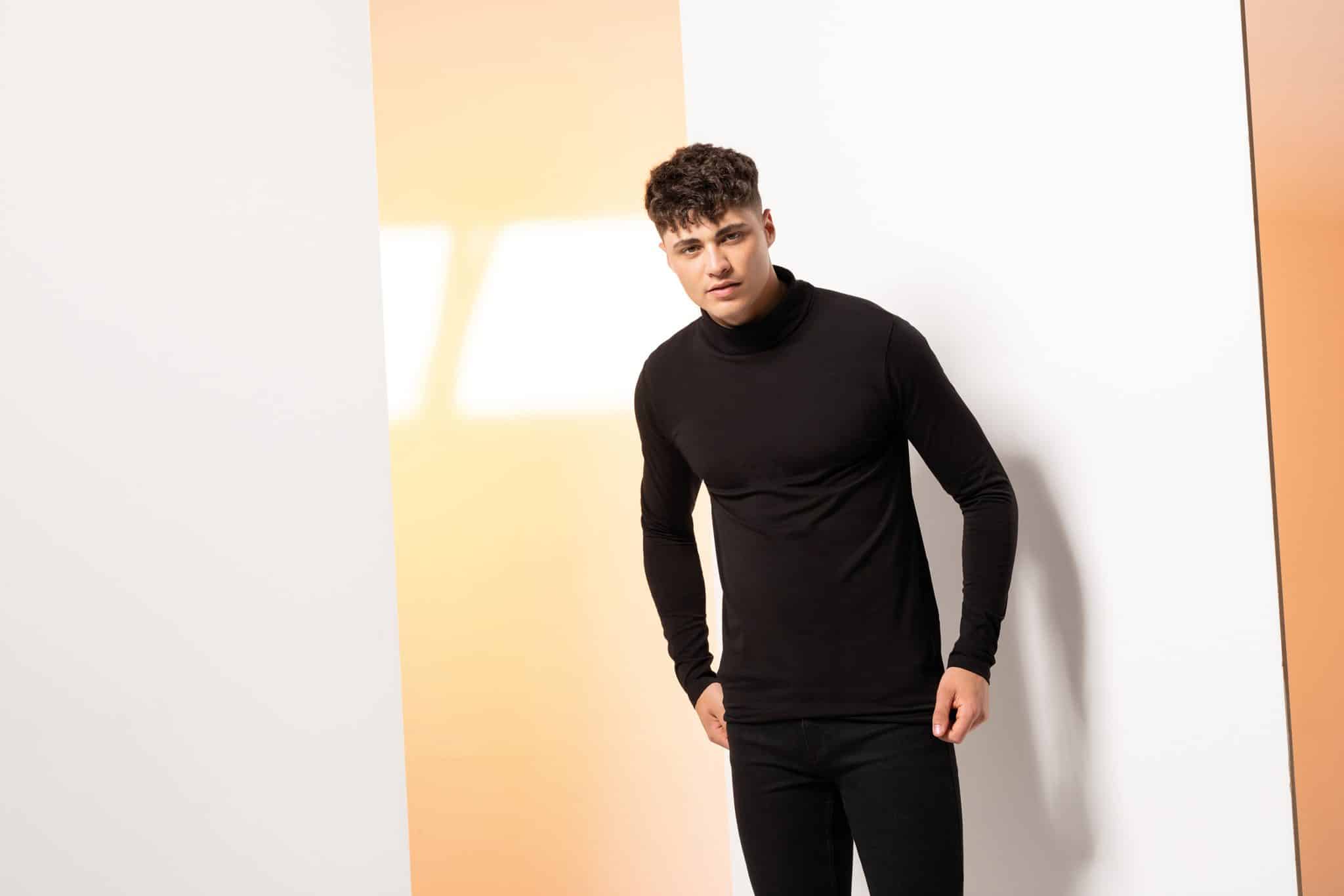 Miniature 1 pour T-shirt Homme col roulé Feel Good