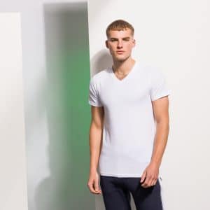 Visuel T-shirt homme col v Feel Good