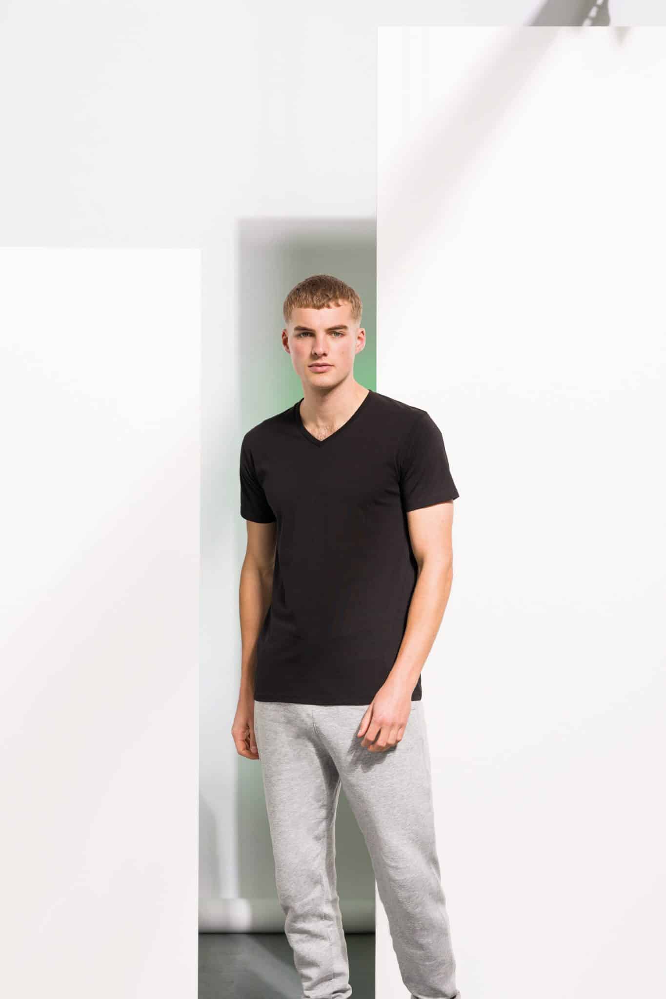 Miniature 2 pour T-shirt homme col v Feel Good