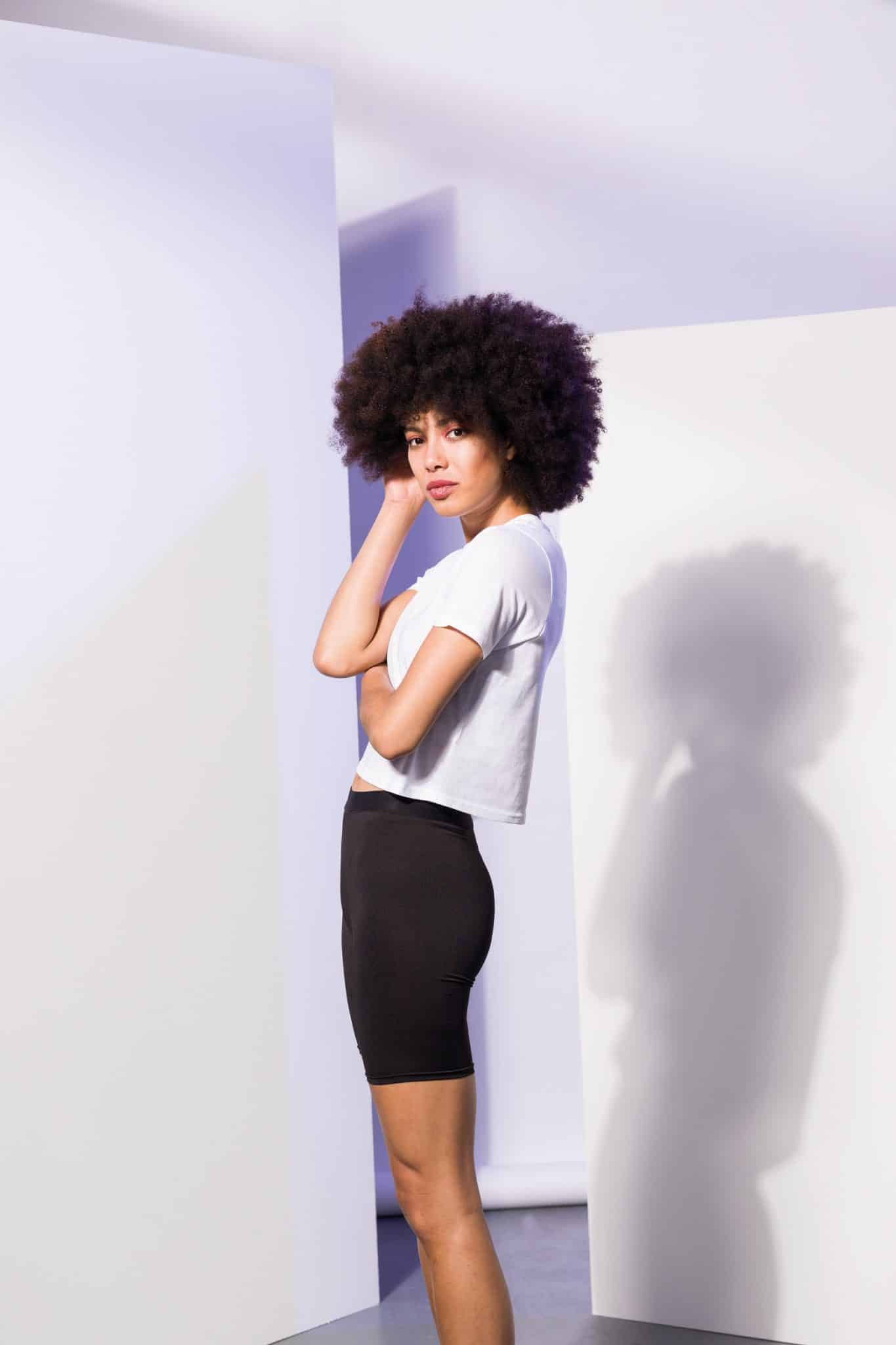 Miniature 1 pour T-shirt court coupe carrée femme
