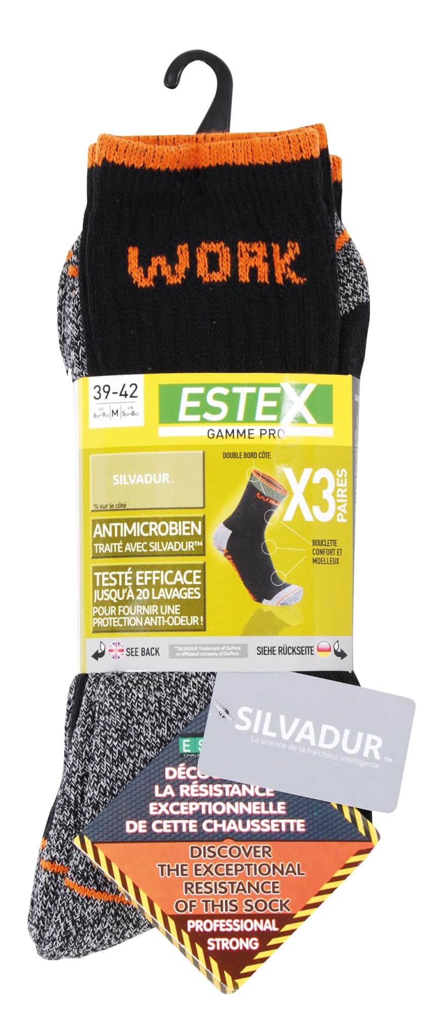 Miniature 2 pour Lot de 3 paires de chaussettes SAFETY WORK