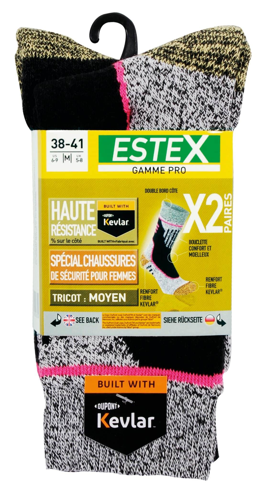Miniature 2 pour Lot de 2 paires de chaussettes Lady