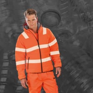 Visuel Veste de sécurité recyclée ripstop padded