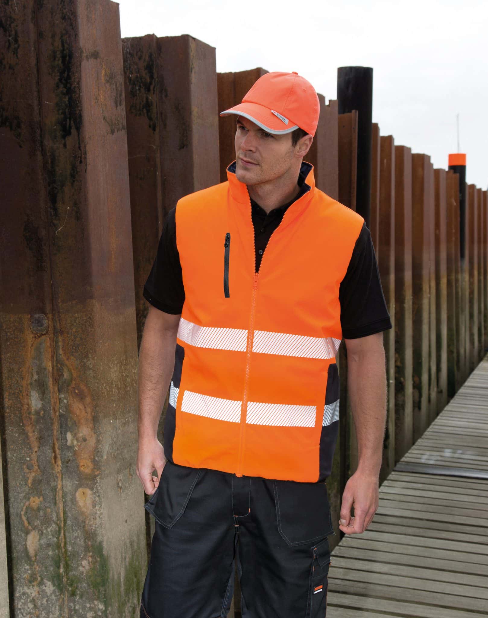 Miniature 2 pour Bodywarmer de sécurité réversible