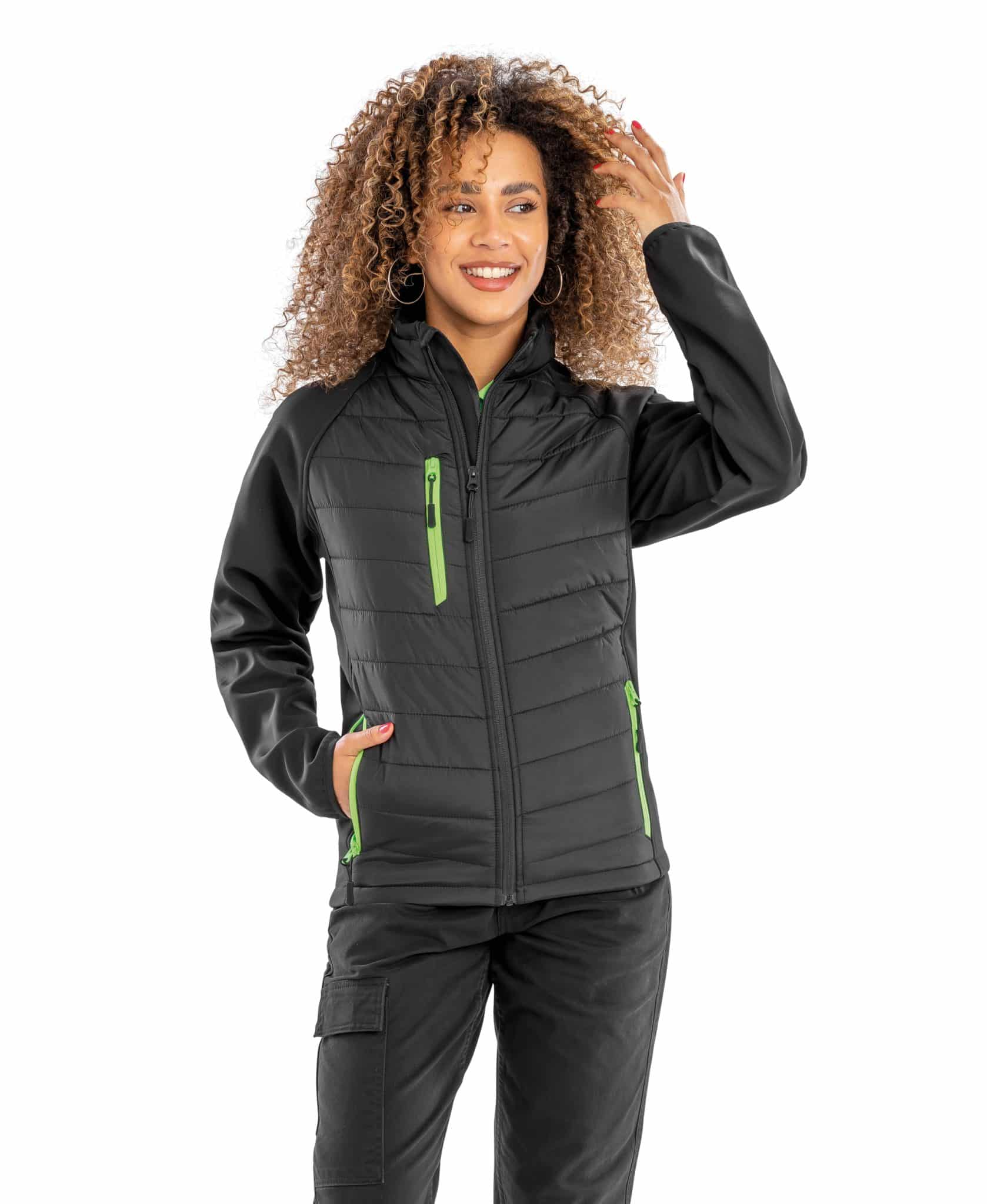 Miniature 2 pour Veste softshell rembourrée black compass recyclée