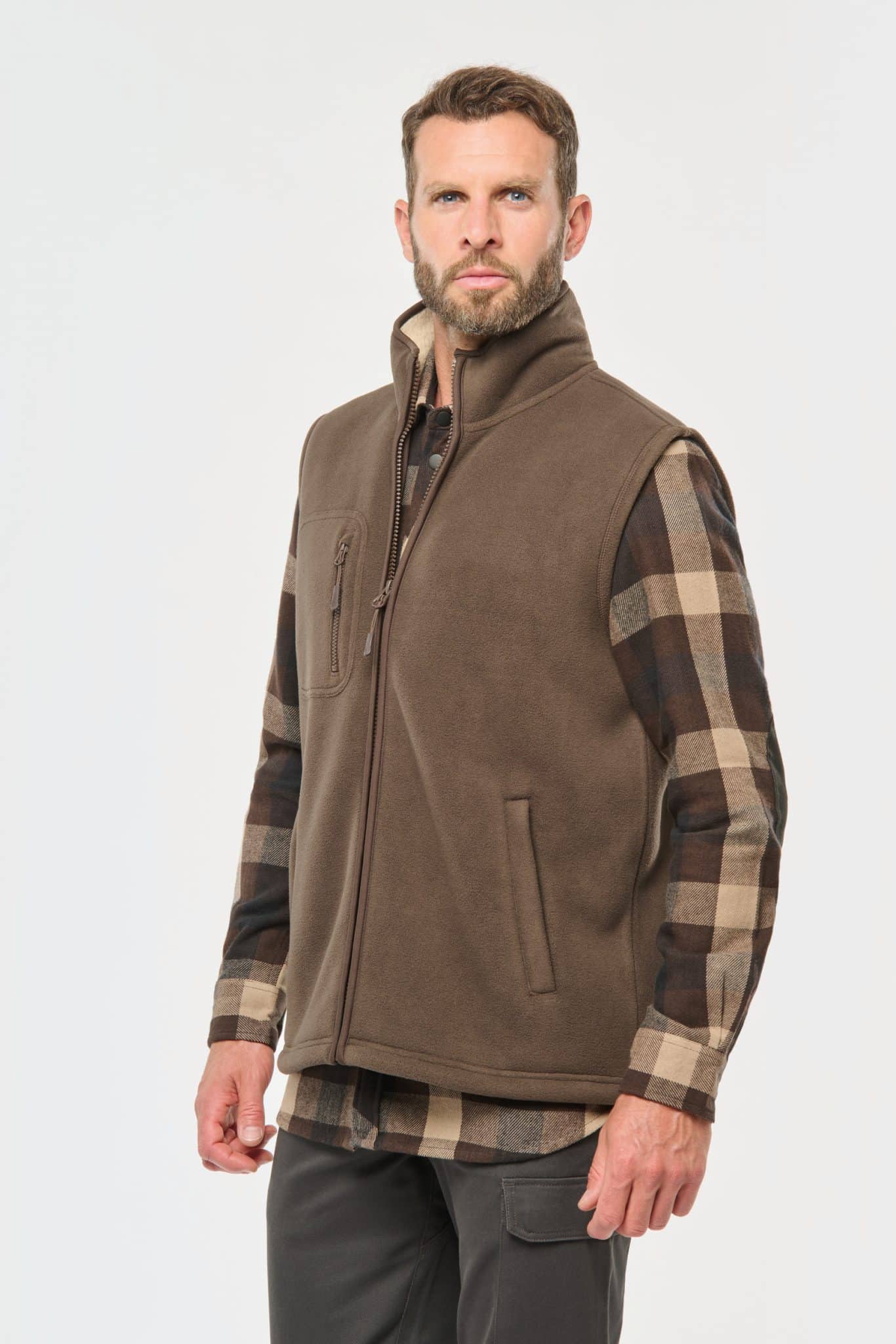Miniature 4 pour Bodywarmer polaire avec intérieur sherpa unisexe