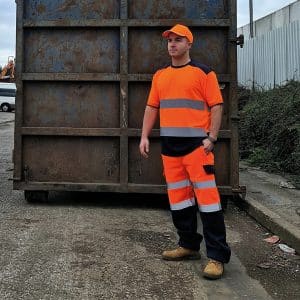 Visuel T-shirt bicolore Hi-vis