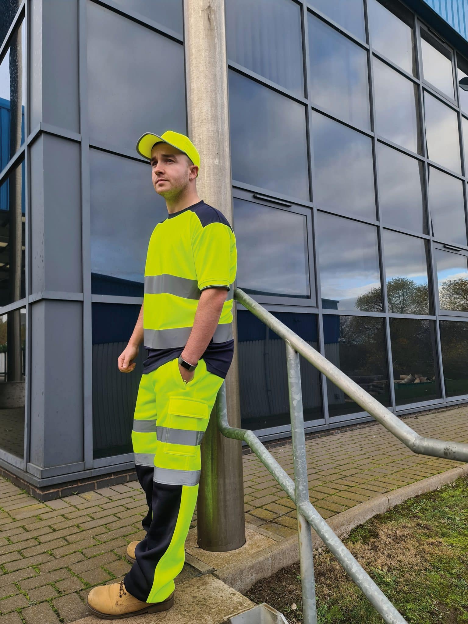 Miniature 2 pour T-shirt bicolore Hi-vis