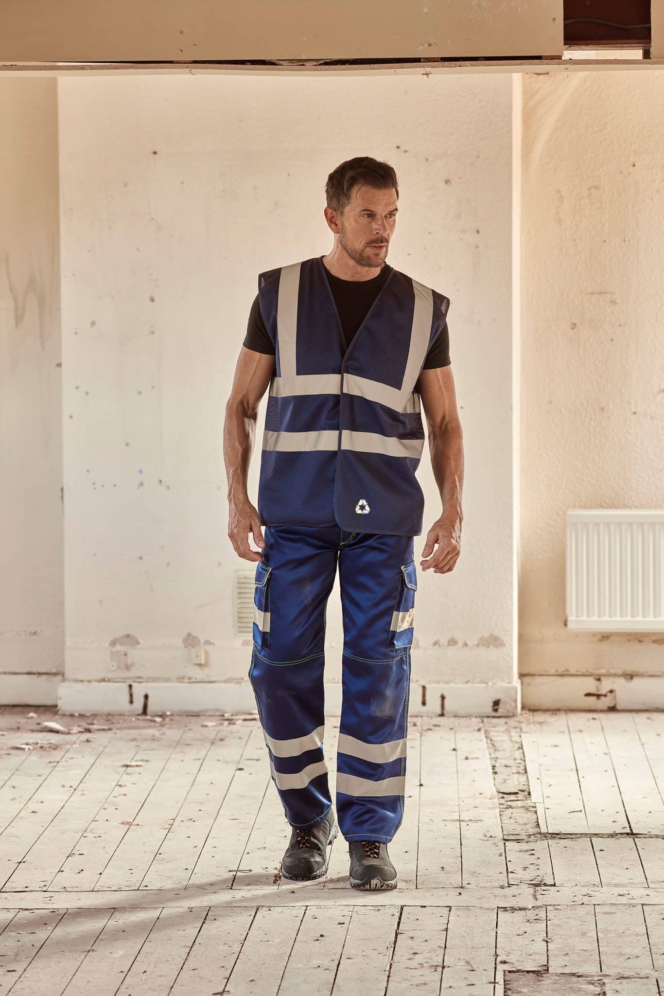 Miniature 9 pour Gilet haute visibilité à maille ajourée recyclée