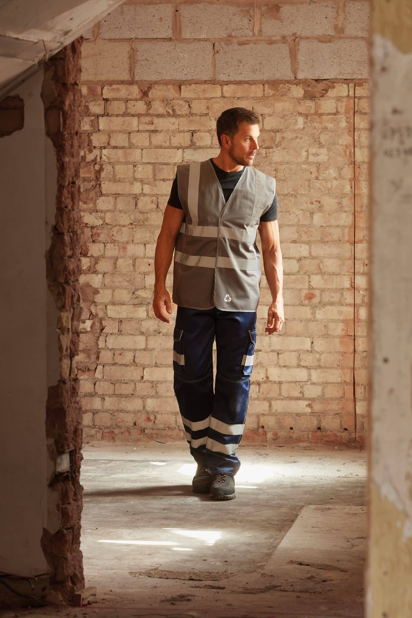 Miniature 7 pour Gilet haute visibilité à maille ajourée recyclée