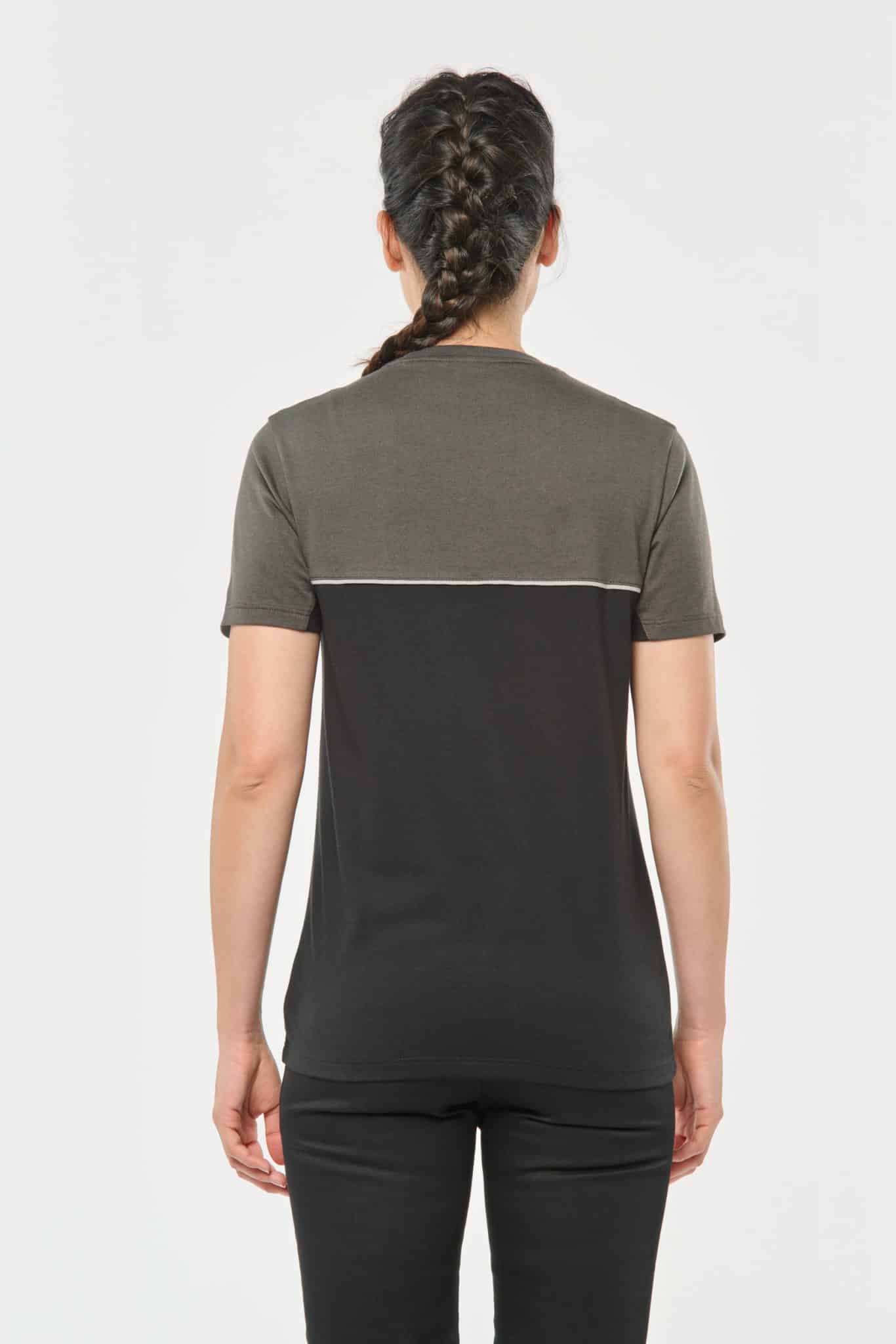 Miniature 6 pour T-shirt bicolore écoresponsable manches courtes unisexe