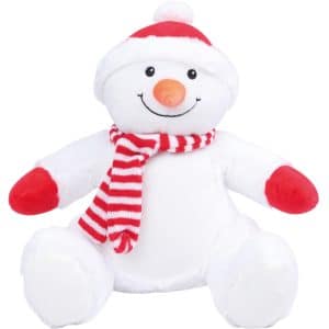 Visuel Peluche zippée bonhomme de neige