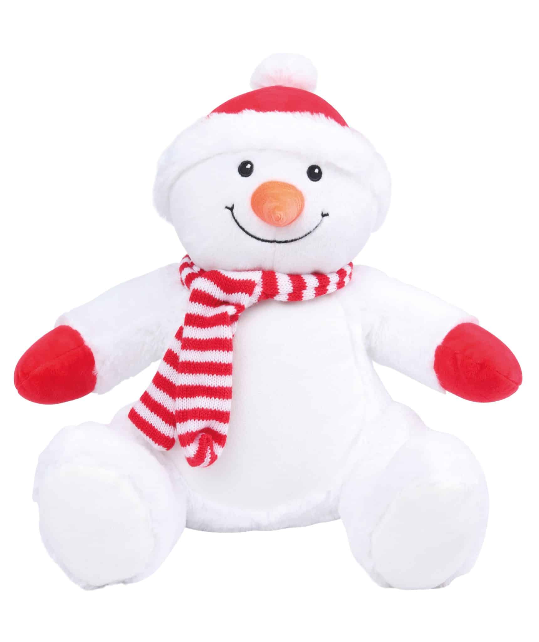 Miniature 1 pour Peluche zippée bonhomme de neige