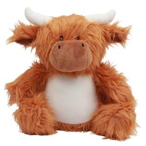 Visuel Peluche zippée vache