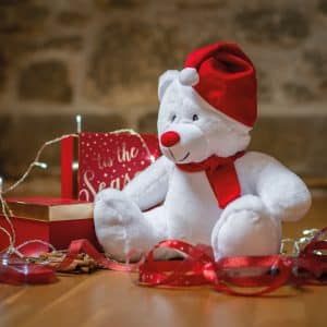 Visuel Peluche zippée ours de Noël