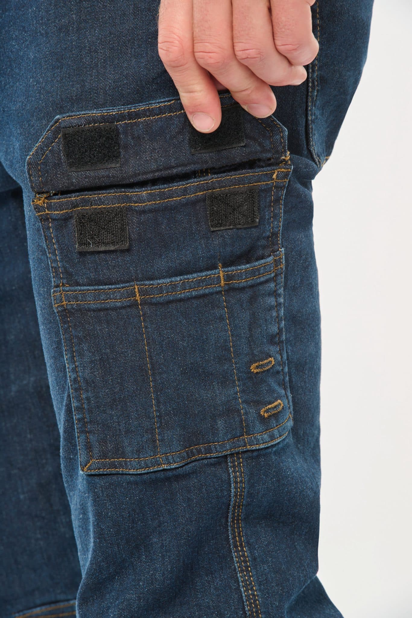 Miniature 12 pour Pantalon Denim multipoches homme