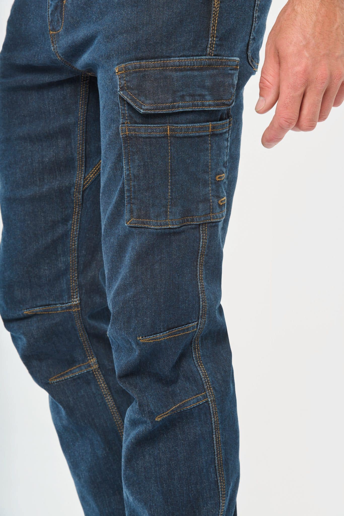 Miniature 11 pour Pantalon Denim multipoches homme