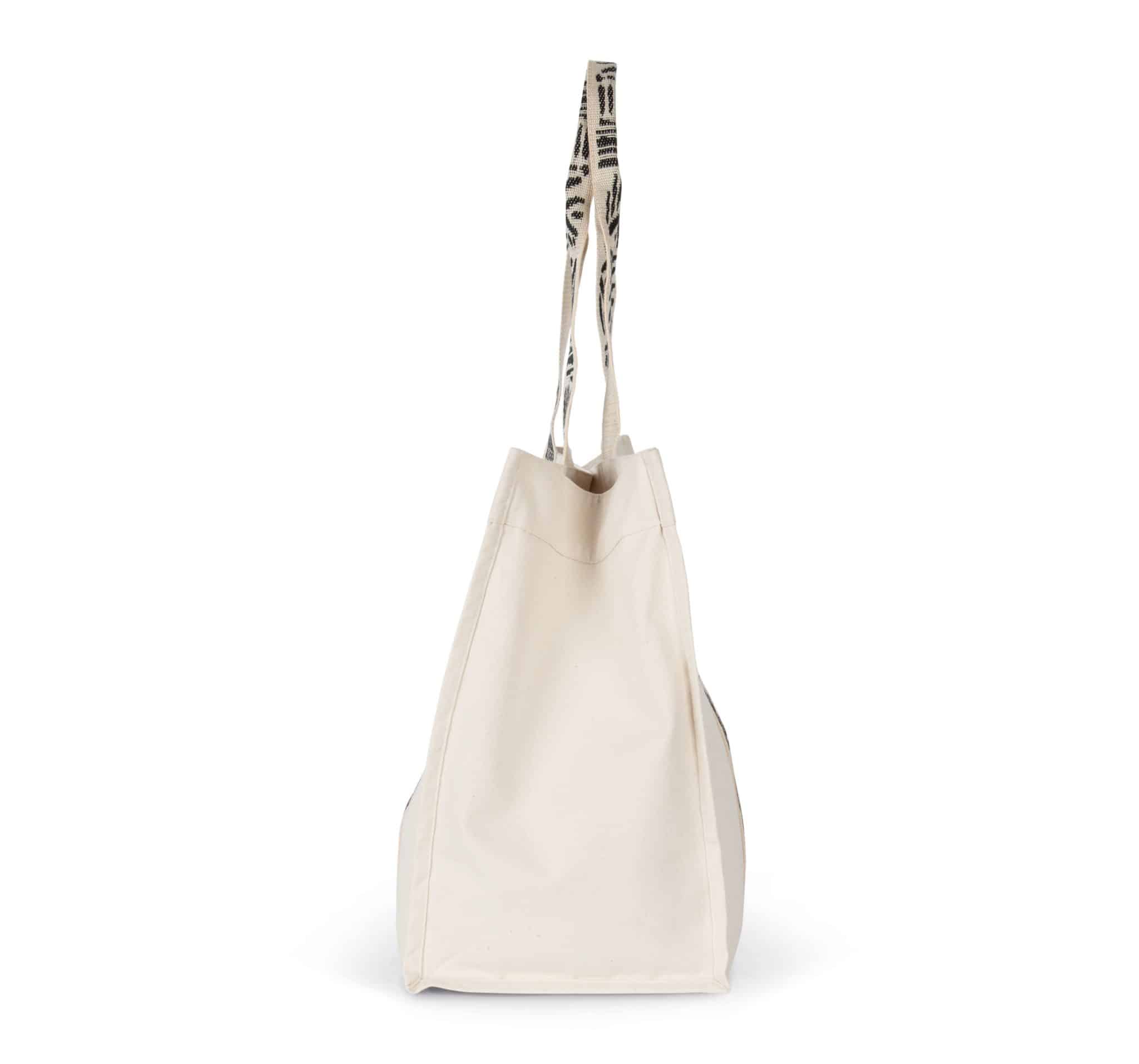 Miniature 2 pour Grand sac shopping recyclé à soufflet