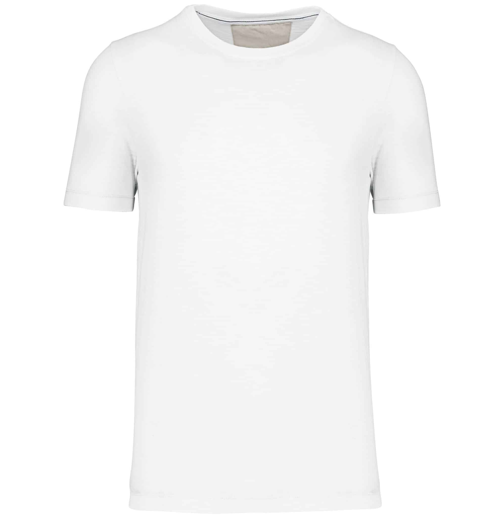 Miniature 10 pour T-shirt slub écoresponsable col rond manches courtes homme