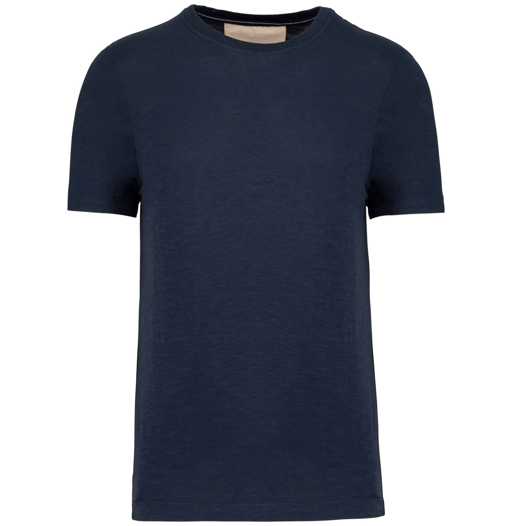 Miniature 9 pour T-shirt slub écoresponsable col rond manches courtes homme