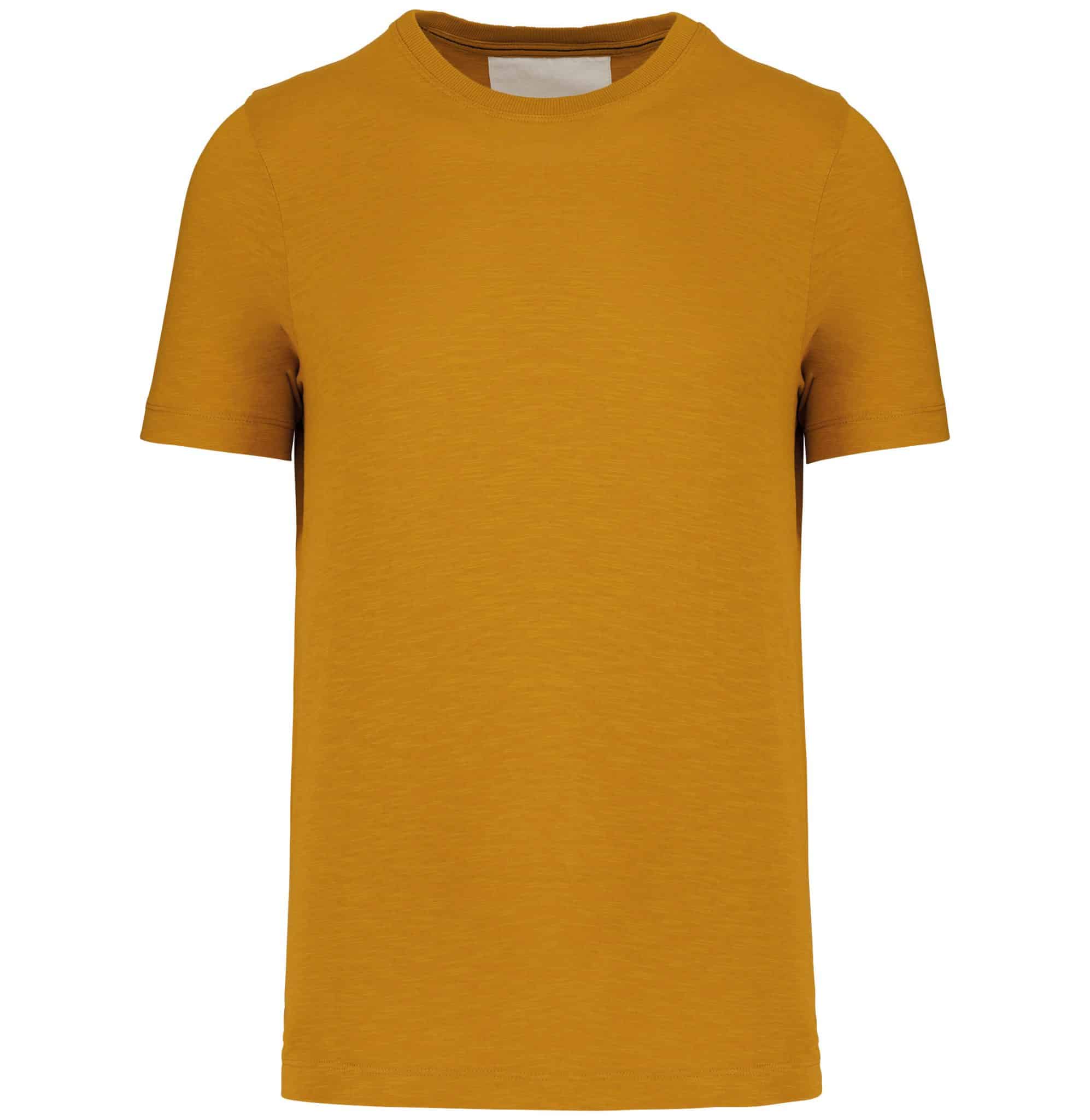 Miniature 8 pour T-shirt slub écoresponsable col rond manches courtes homme