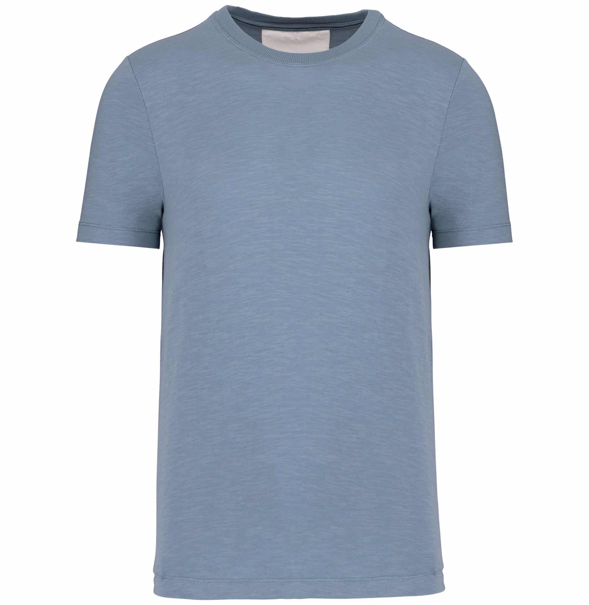 Miniature 7 pour T-shirt slub écoresponsable col rond manches courtes homme