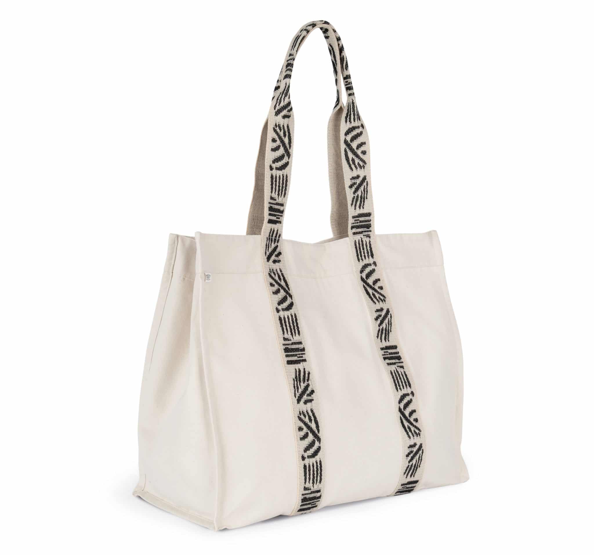 Miniature 6 pour Grand sac shopping recyclé à soufflet