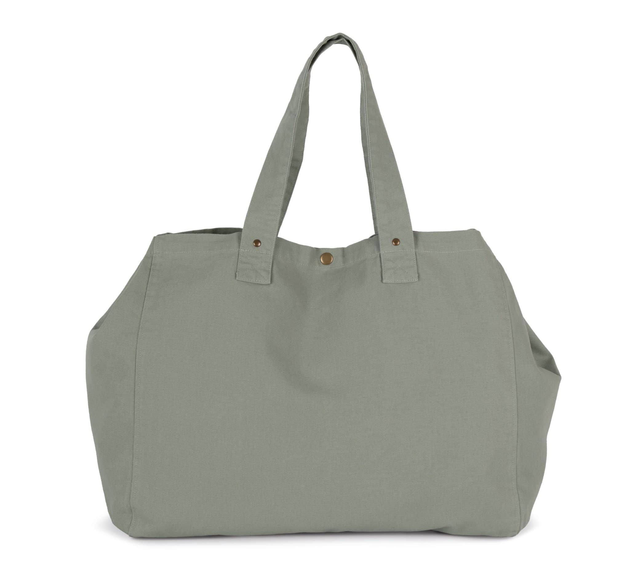 Miniature 5 pour Sac de shopping en coton délavé