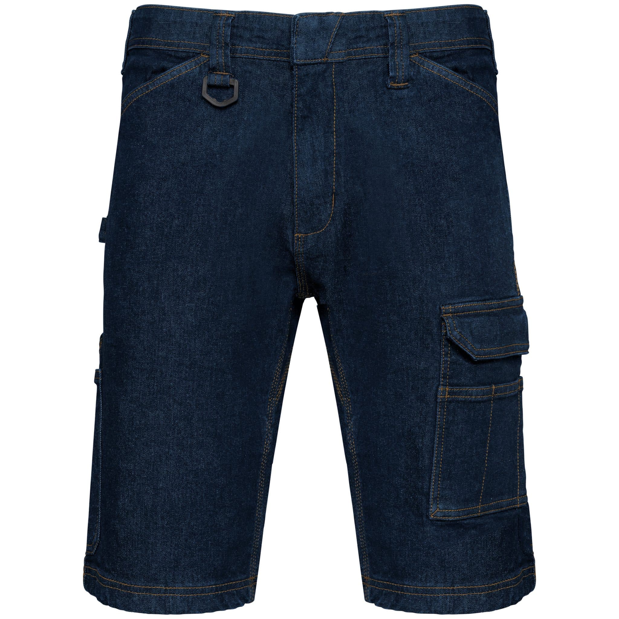 Miniature 10 pour Bermuda denim multipoches homme