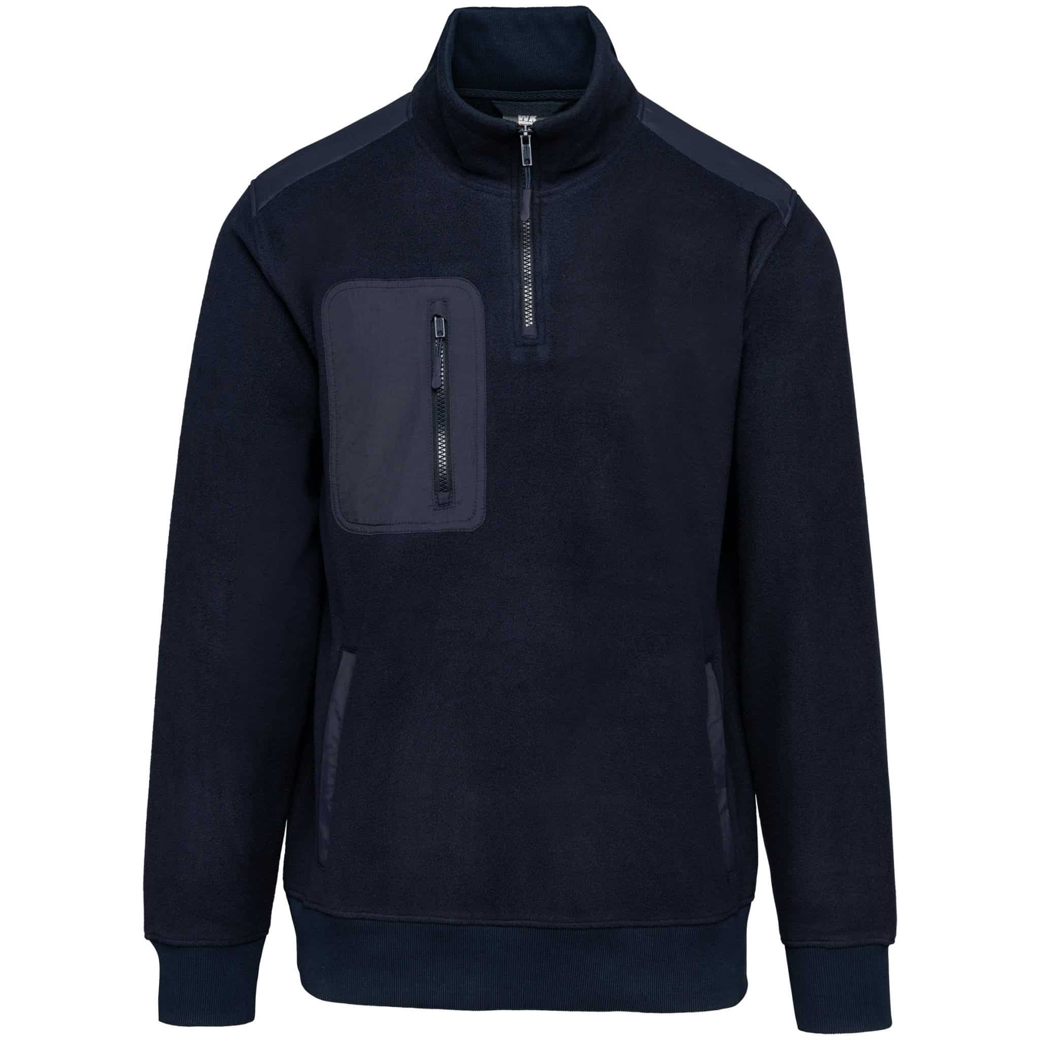 Miniature 25 pour Polaire écoresponsable col zippé unisexe