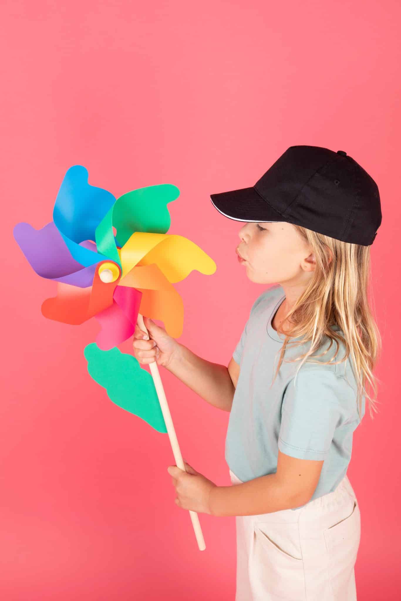 Miniature 3 pour Casquette enfant avec sandwich contrasté - 5 panneaux
