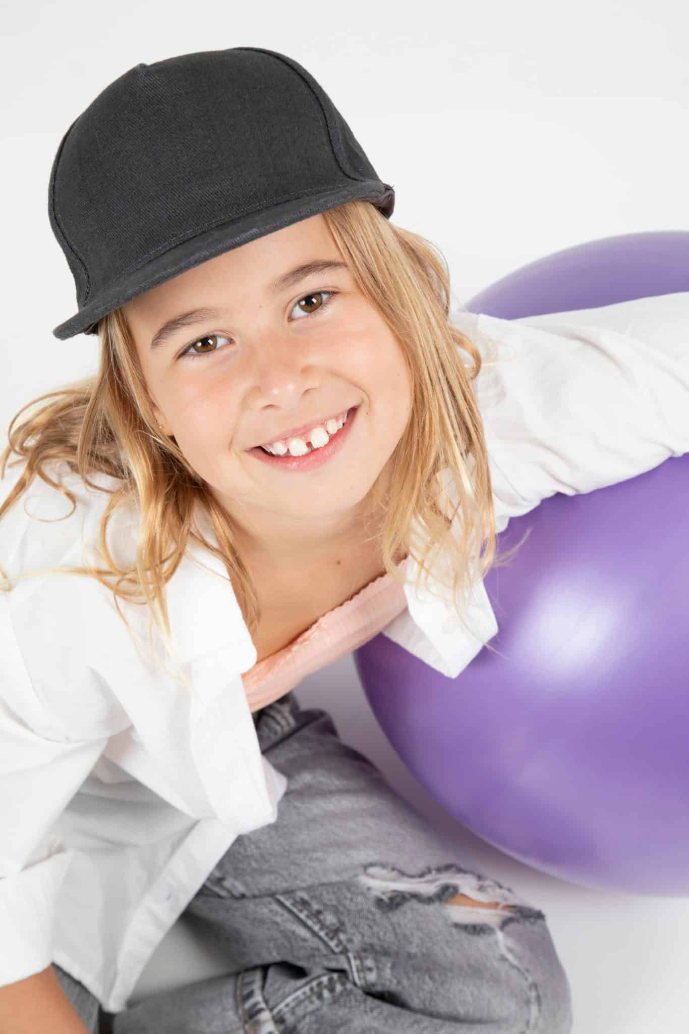 Miniature 2 pour Casquette enfant snapback - 5 panneaux