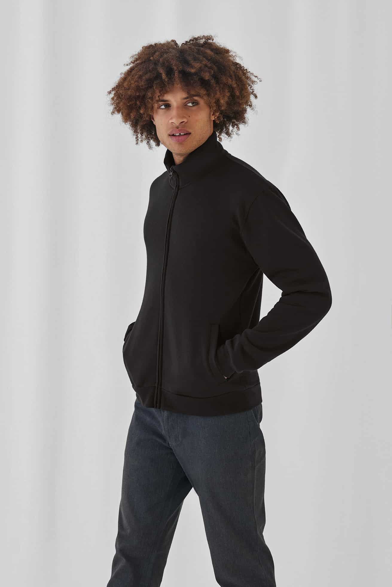 Miniature 1 pour Veste molleton zippée ID.206