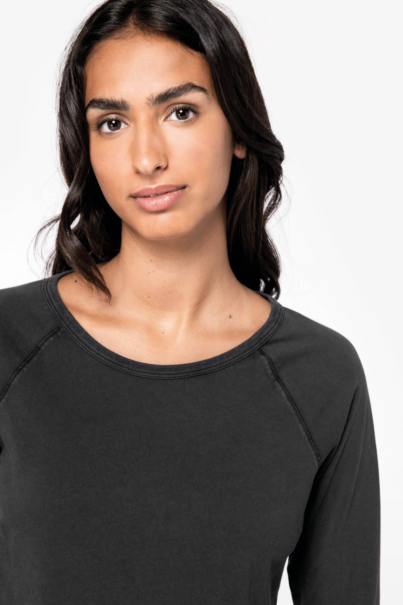 Miniature 7 pour T-shirt écoresponsable raglan manches longues femme