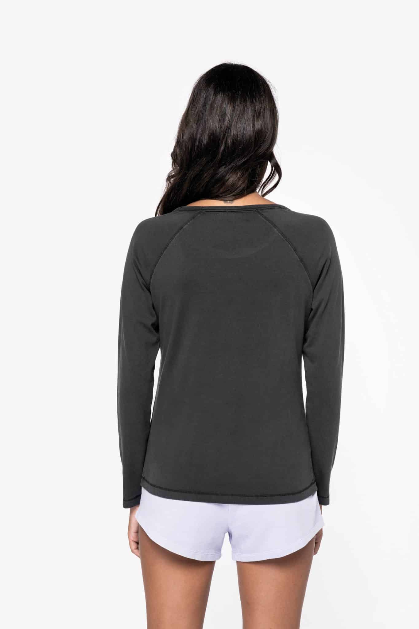 Miniature 4 pour T-shirt écoresponsable raglan manches longues femme