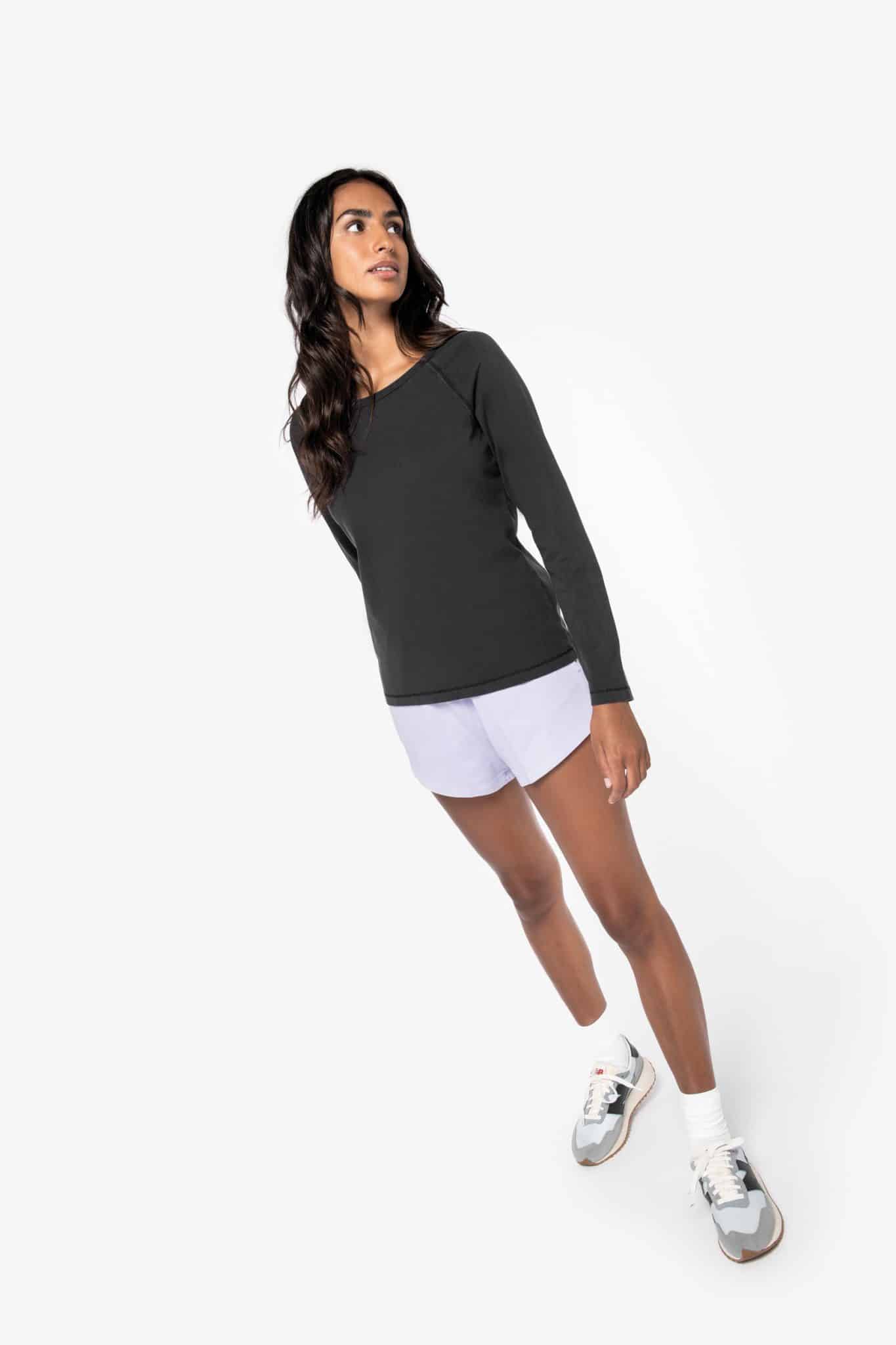 Miniature 2 pour T-shirt écoresponsable raglan manches longues femme