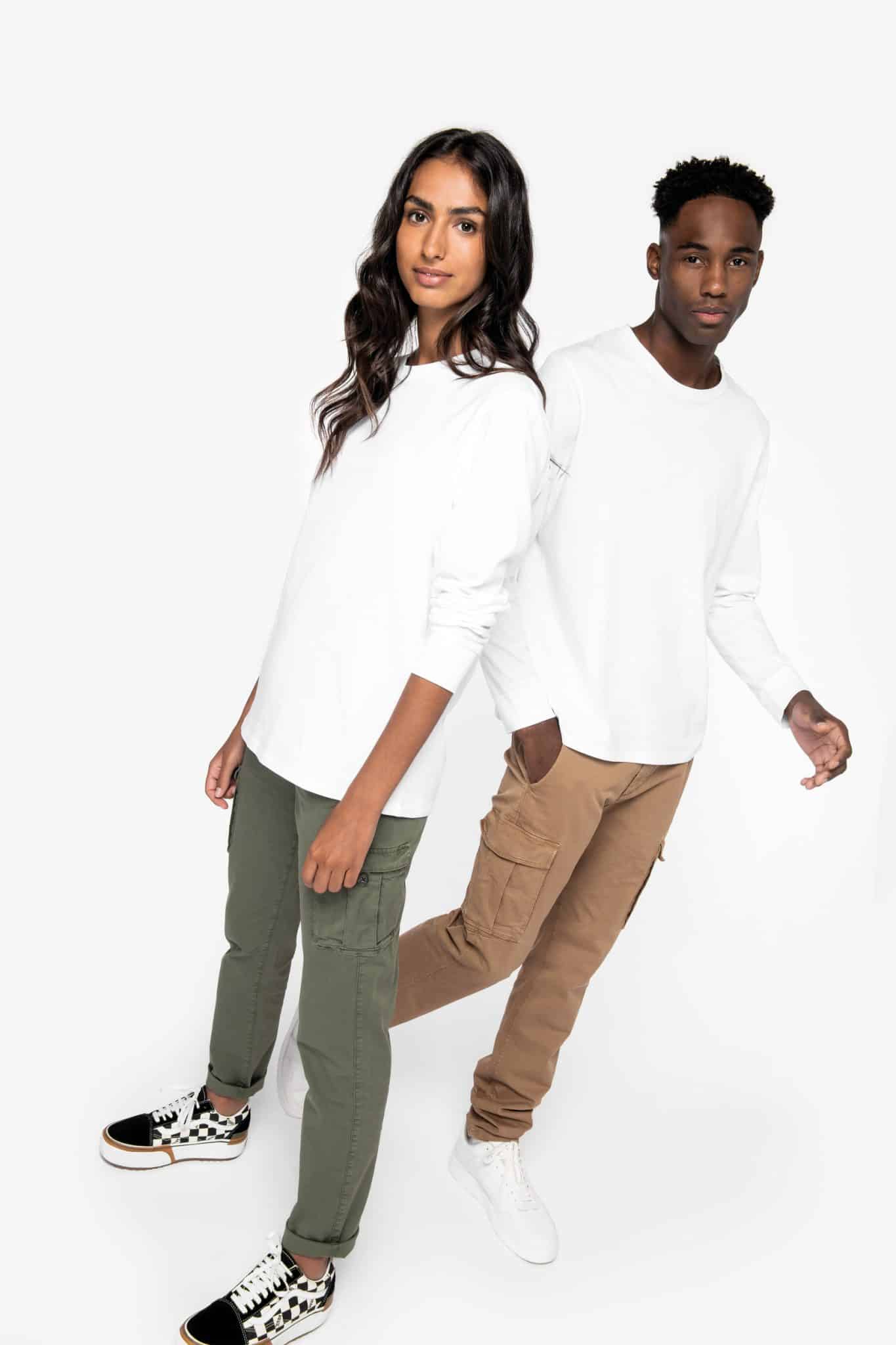 Miniature 5 pour Pantalon cargo écoresponsable délavé femme