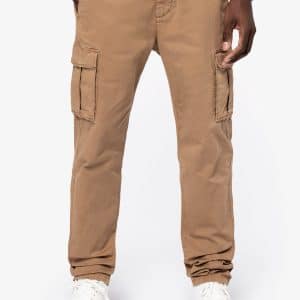 Visuel Pantalon cargo écoresponsable délavé homme