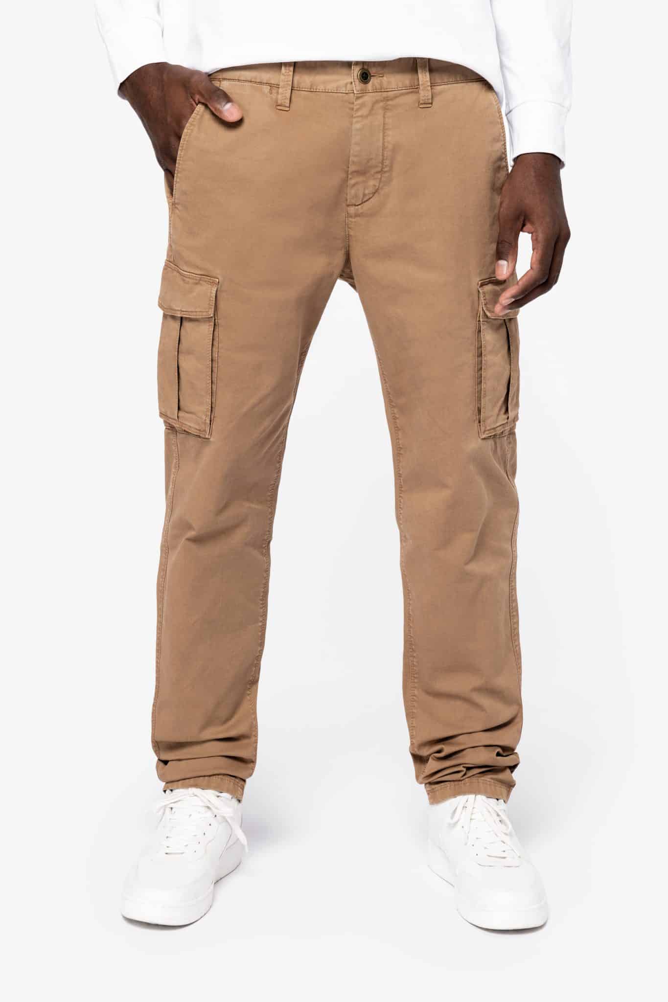 Miniature 1 pour Pantalon cargo écoresponsable délavé homme