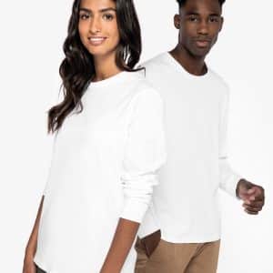Visuel T-shirt écoresponsable manches longues unisexe