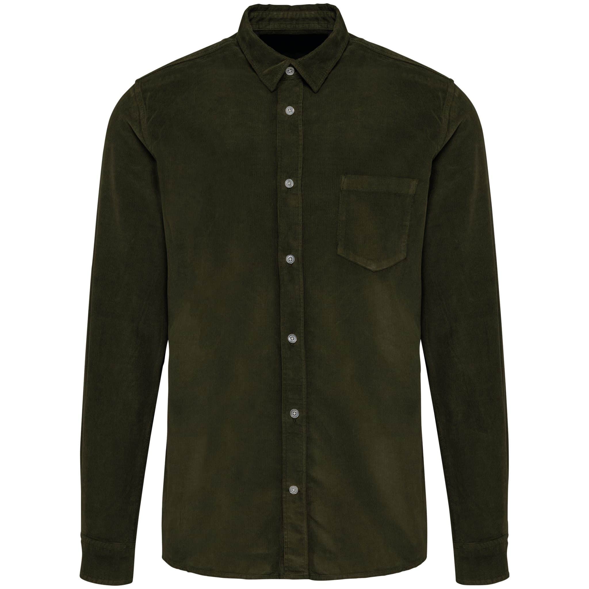 Miniature 10 pour Chemise manches longues en velours homme