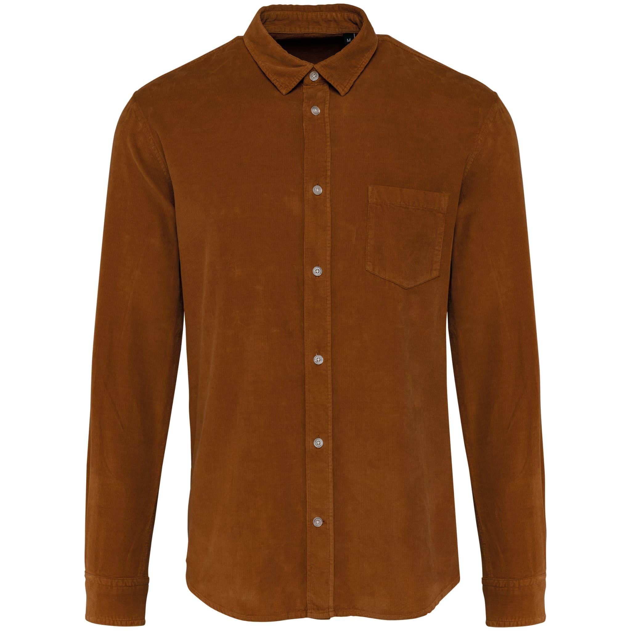 Miniature 8 pour Chemise manches longues en velours homme
