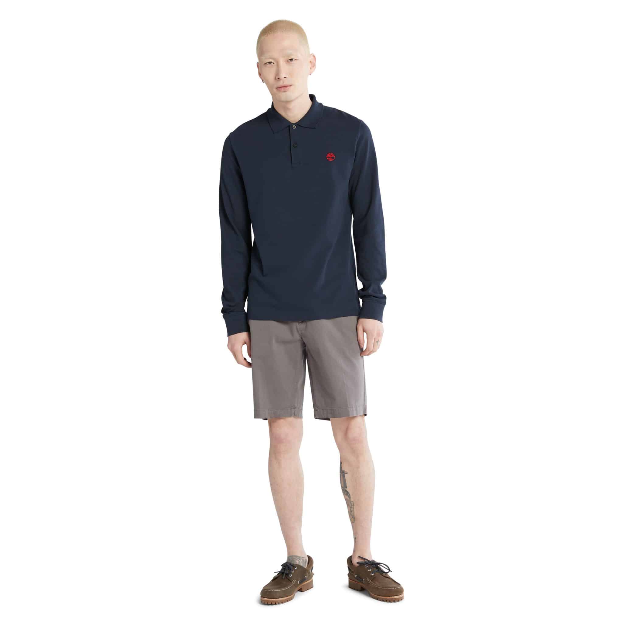Miniature 6 pour Polo LS piqué slim