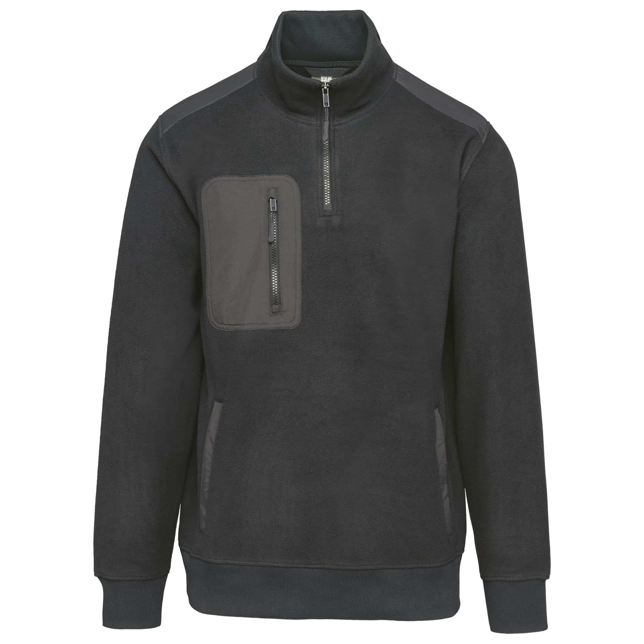 Miniature 23 pour Polaire écoresponsable col zippé unisexe