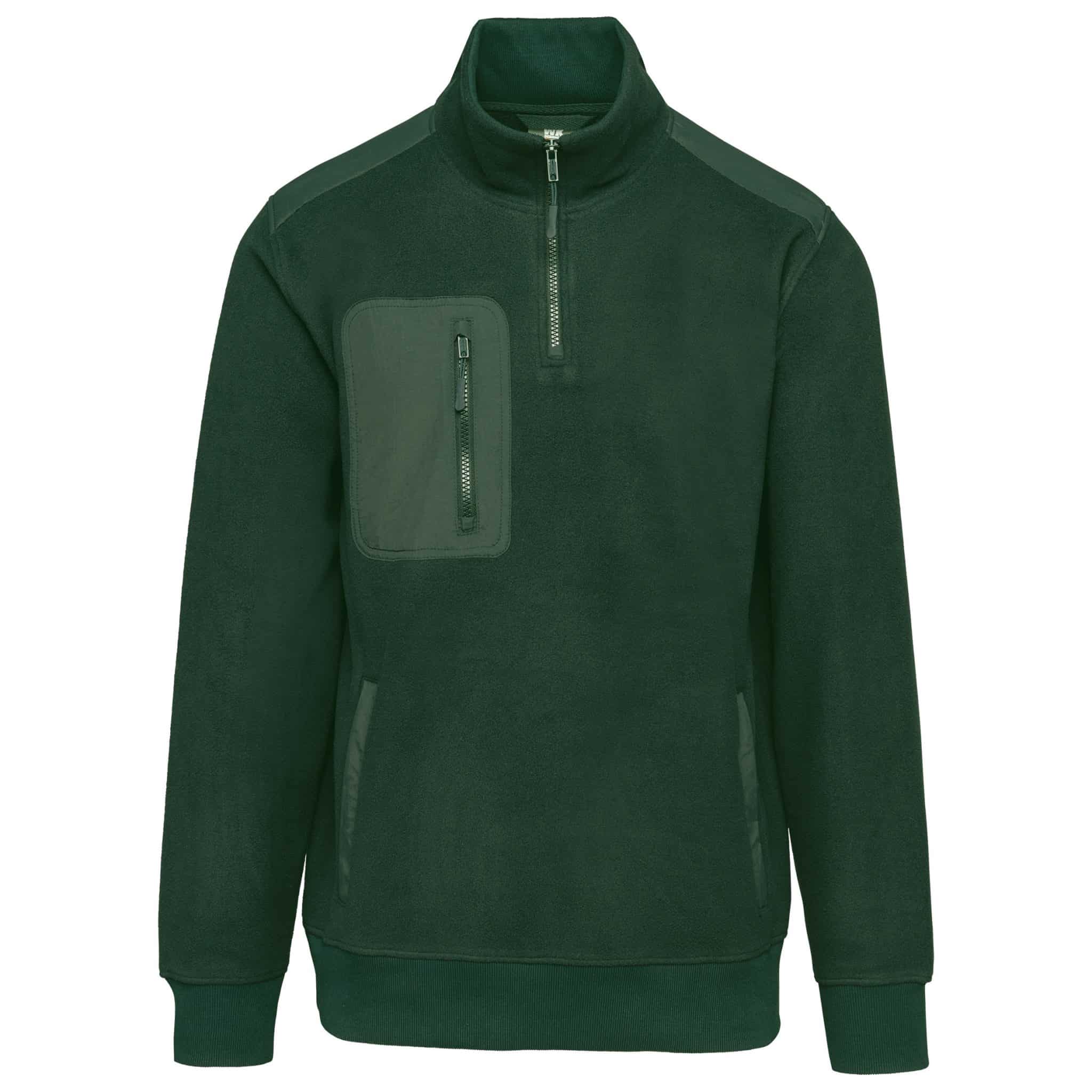 Miniature 24 pour Polaire écoresponsable col zippé unisexe