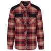red-dark-beige-checked-black