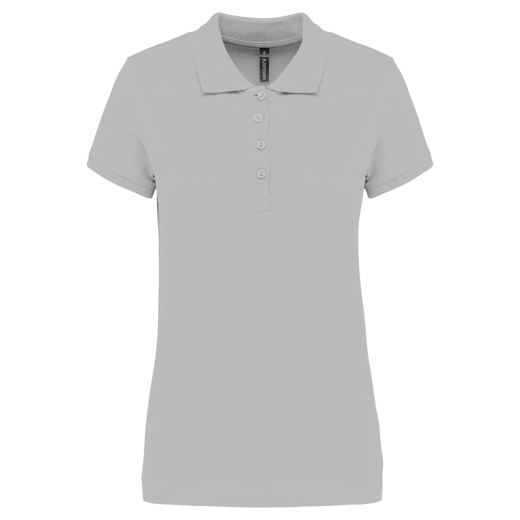 Miniature 30 pour Polo piqué manches courtes femme