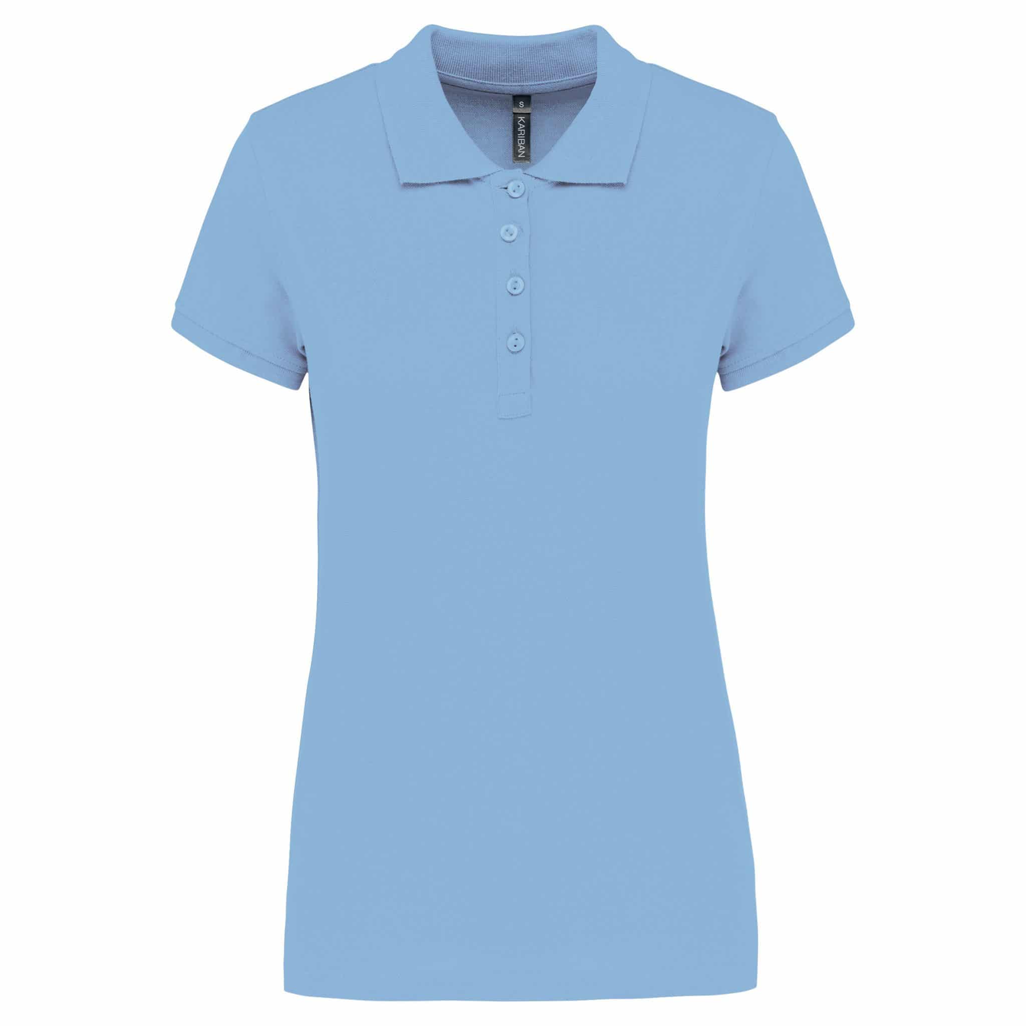 Miniature 29 pour Polo piqué manches courtes femme